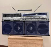 Ретро радиокасетофон SHARP GF-767 Z Boombox - профилактиран