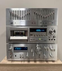 Колекционерски аудио сет PIONEER - усилвател SA-7800, дек CT-F850 и еквалайзер SG-9800