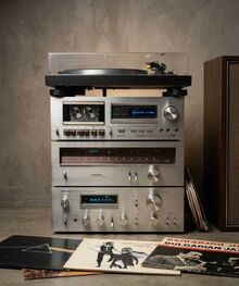 Ретро аудио сет PIONEER синя серия - усилвател, тунер, дек, грамофон + опция тонколони