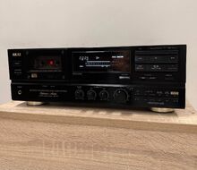 ТОП триглав дек AKAI GX-75 - Reference Master Stereo Cassette Deck - профилактиран