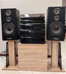 Ретро аудио сет PIONEER - усилвател, дек, CD плеър, тунер, грамофон и колони