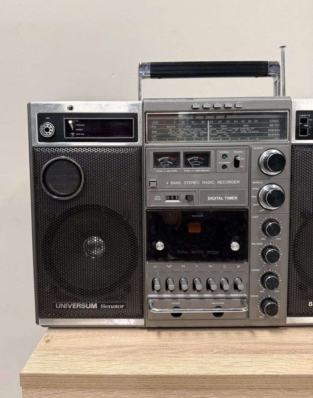 Senator Ritrow Ретро масивен радиокасетофон Boombox Universum Senator - Ретро аудио